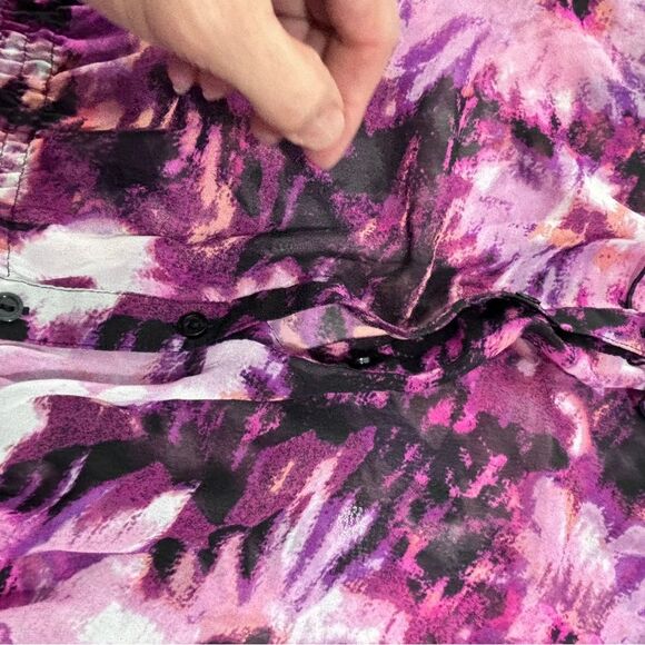 East 5th | Floral Vintage Women’s Sheer Blouse Small Pink Office Work Sh… - Picture 14 of 14